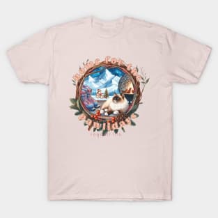 Home For The Holidays Aspen Ragdoll Life 15R T-Shirt